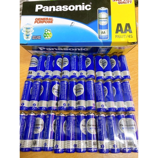 Vỉ 4 viên pin panasonic AA