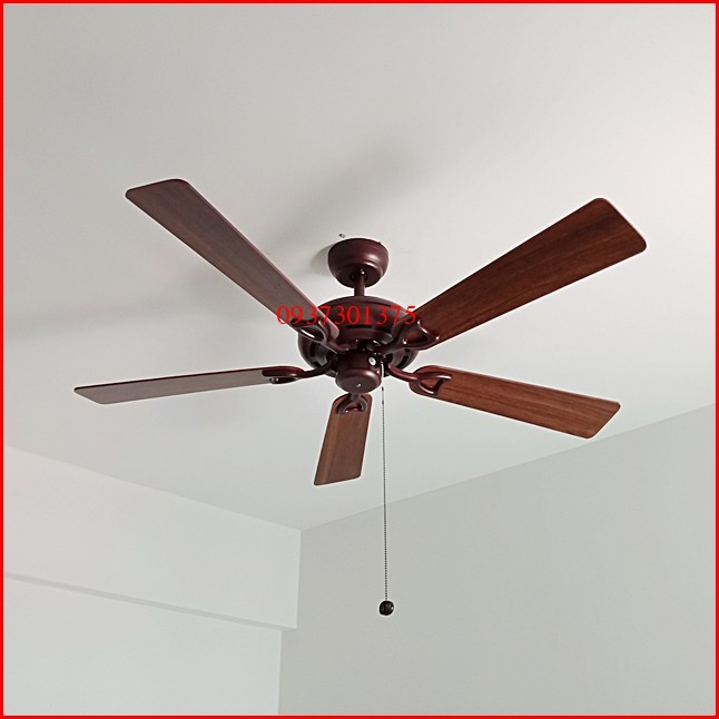 Quạt Trần 5 Cánh Gỗ Mountain Air 001D Cánh Gỗ Động Cơ Khỏe Và Bền Có Điều Khiển Từ Xa,Bảo Hành 2 Năm