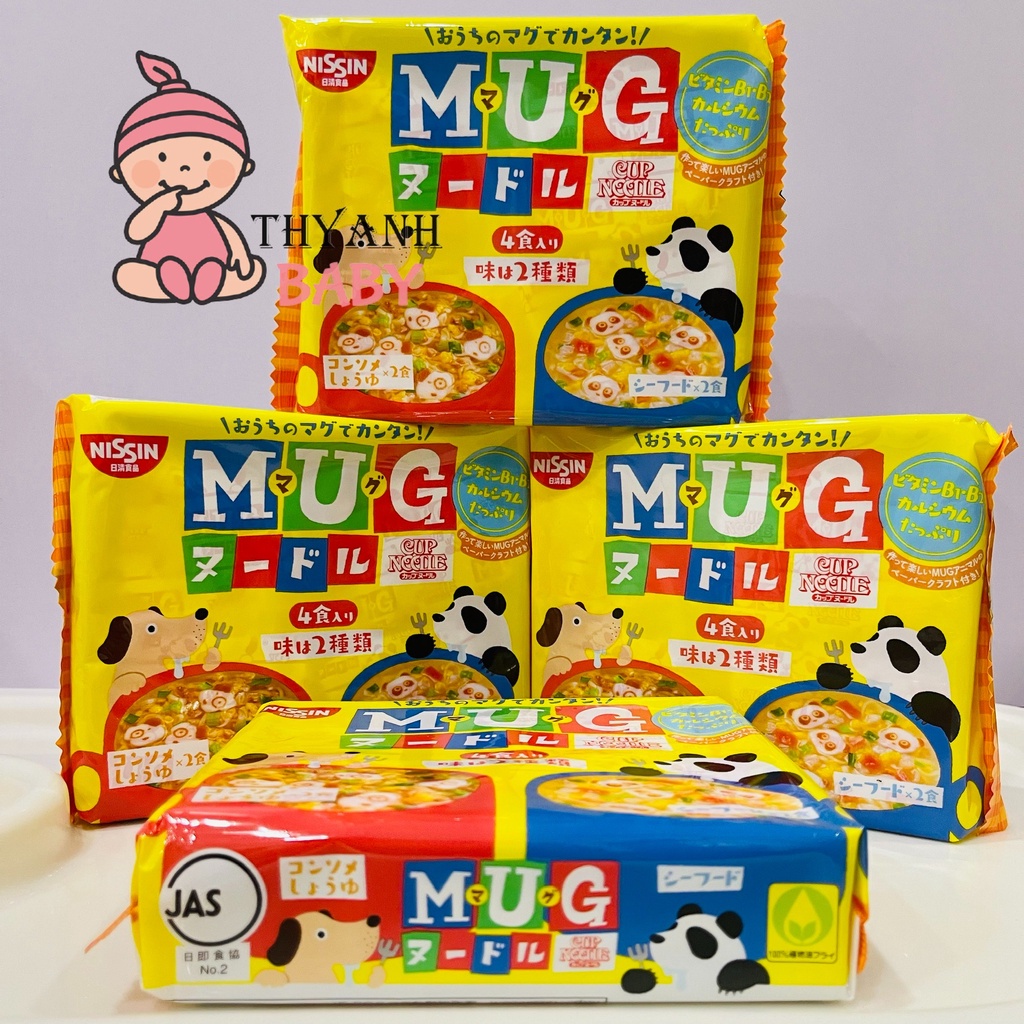 Mỳ Mug Nissin ăn liền cho bé