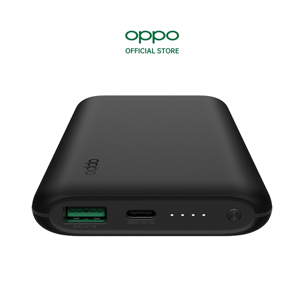 Pin Sạc Dự Phòng Siêu Nhanh OPPO VOOC 30W 10.000 mAh PBV02 | Hỗ Trợ Sạc Nhanh 30W | 1 USB Và 1 Type C | Hàng Chính Hãng