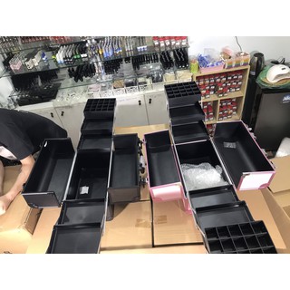 CỐP ĐỰNG ĐỒ NAIL MI MAKE PHUN XĂM(KHUNG SƯỜN KIM LOẠI SZ TO)