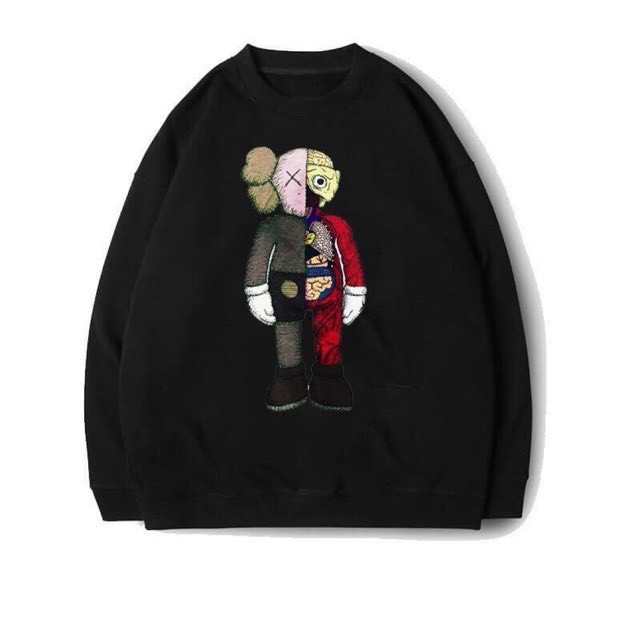 Áo sweater nỉ bông KAWS unisex