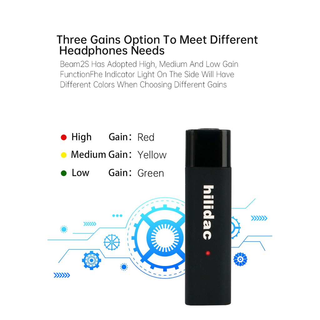 DAC/AMP Hilidac Audirect Beam 2S - Hàng chính hãng | Giắc 4.4mm Pentaconn, Hỗ Trợ MQA