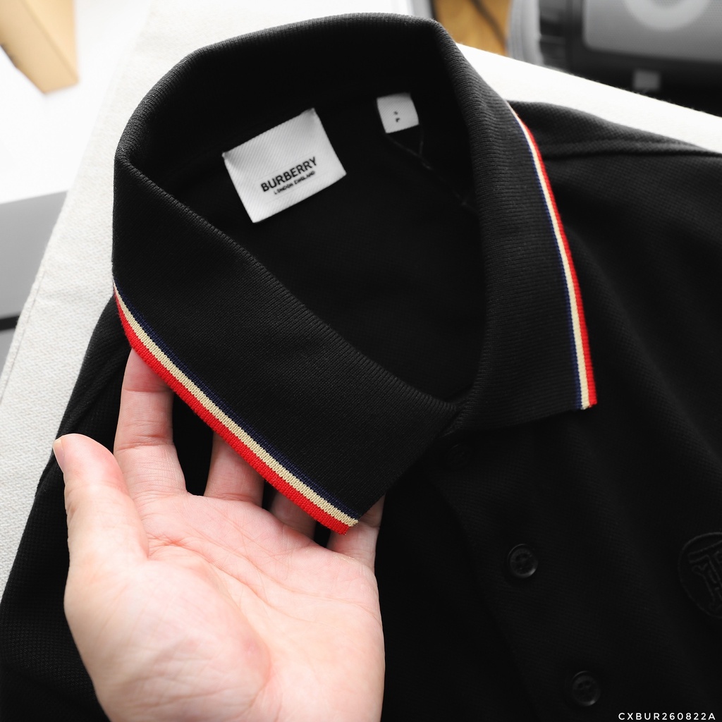 Áo thun polo thời trang, áo thun cổ trụ nam, mắt vải cá mập xịn mịn, logo thêu siêu nét 0822A