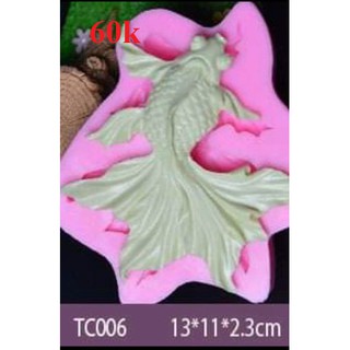 Khuôn silicon cá Công Chúa 13x11cm đổ tạo hình cho bánh rau câu 3D, 4D