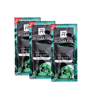(GIFT) Dầu gội hương nước hoa Romano 3 gói (6g/gói shop giao màu ngẫu nhiên)