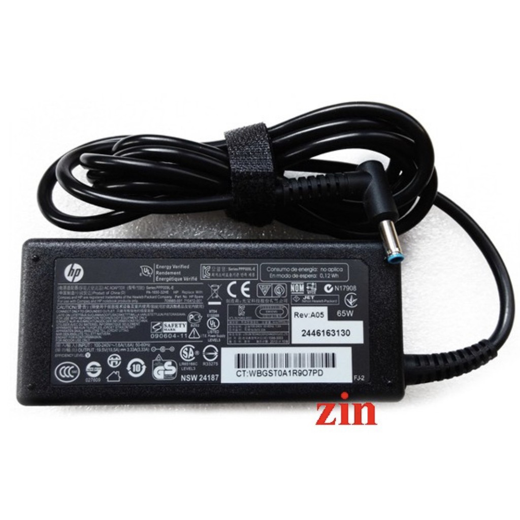 Sạc Laptop HP 19.5v-3.3A/2.31A đầu kim nhỏ