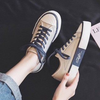 ( Tặng kèm tất)Giày thể thao nữ vải 3 màu thấp cổ đế bằng  Yến Yến sport