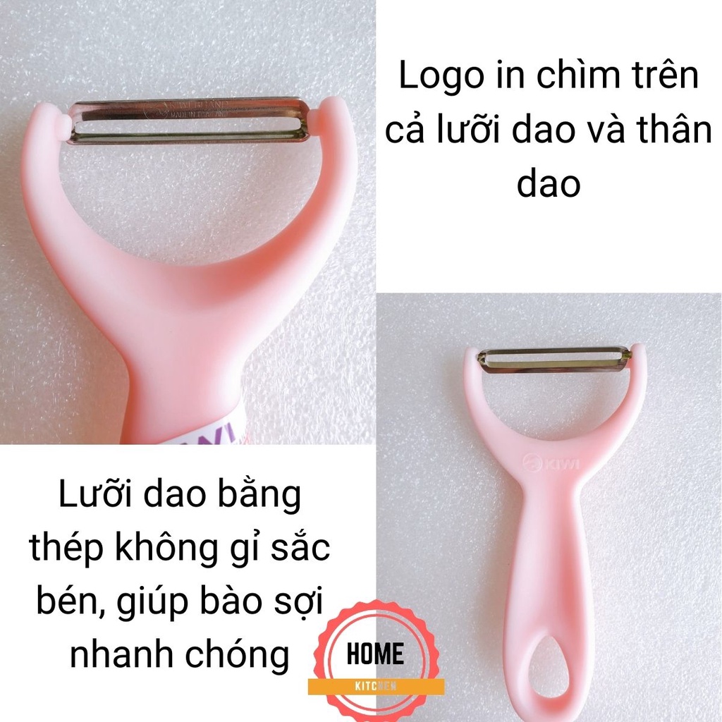Dao bào củ quả, dao nạo củ quả Kiwi Thái Lan cao cấp. Nạo củ quả mỏng vỏ, nhanh, tiện, tiết kiệm thời gian