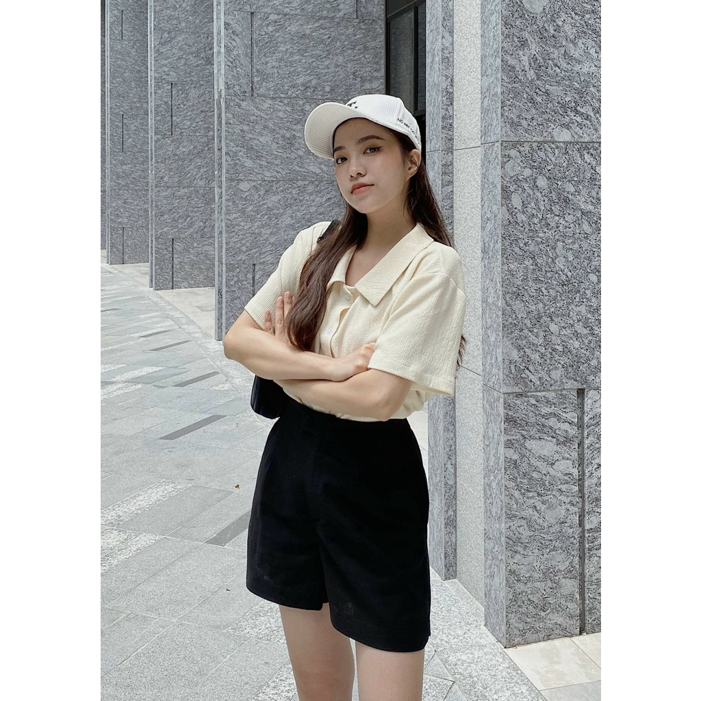 Quần short nút xéo CHIPO SHORT - Sibling House