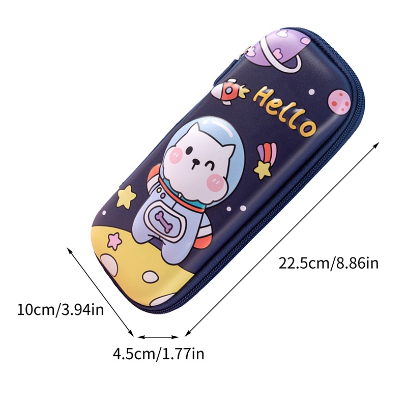 Hộp Đựng Bút Hình Kỳ Lân 3D Dễ Thương