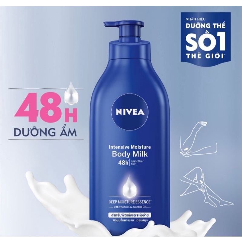 Sữa dưỡng thể dưỡng ẩm Nivea 600ml