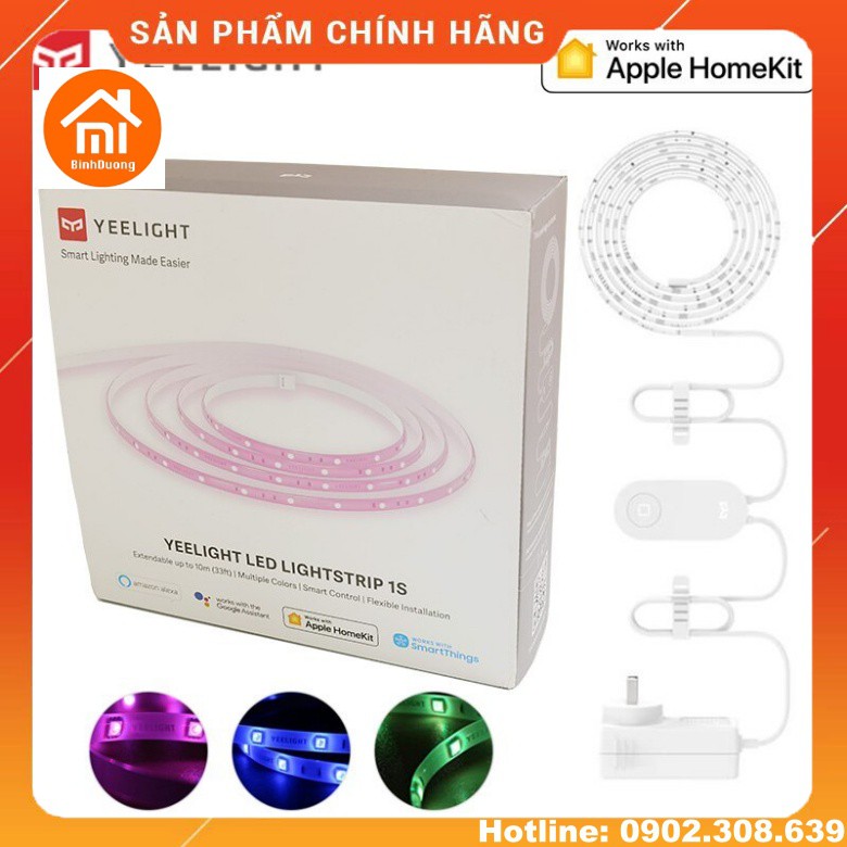 [Hàng Chính Hãng] Đèn LED dây thông minh Yeelight Aurora Lightstrips 2m - Bản quốc tế -BH Chính Hãng 3 tháng