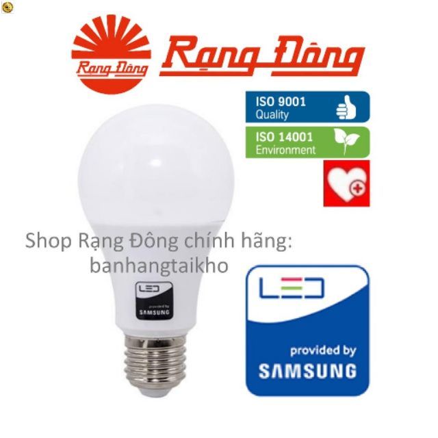 💥Chính Hãng💥 Bóng đèn LED bulb 15W Rạng Đông - SAMSUNG ChipLED 💥Hàng Công ty💥