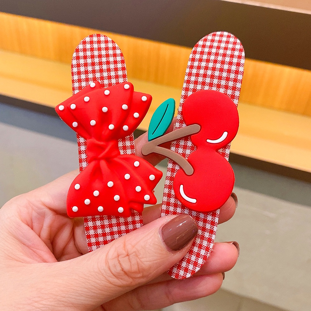 Dây Buộc Tóc Họa Tiết Hoạt Hình Dễ Thương Dành Cho Bé Gái Vào Mùa Hè