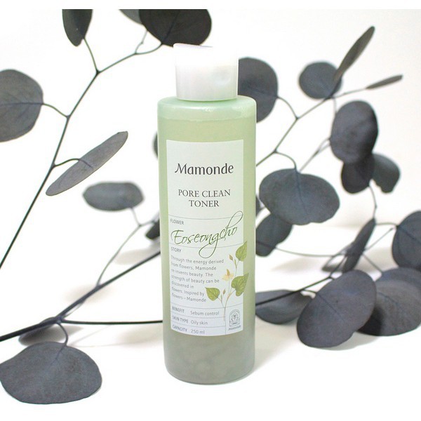 MAMONDE / NƯỚC HOA HỒNG SẠCH dầu nhờn và ngăn ngừa mụn Mamonde Pore Clean Toner 250ml