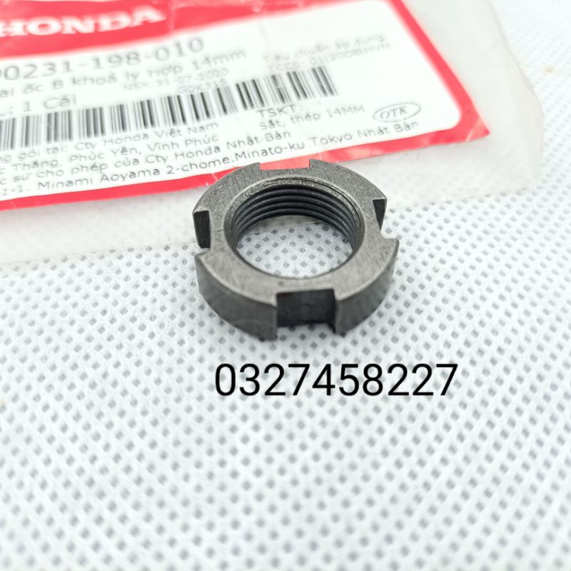 Ốc tán cốt nồi ly hợp xe DREAM, WAVE, FUTURE... zin honda 14mm