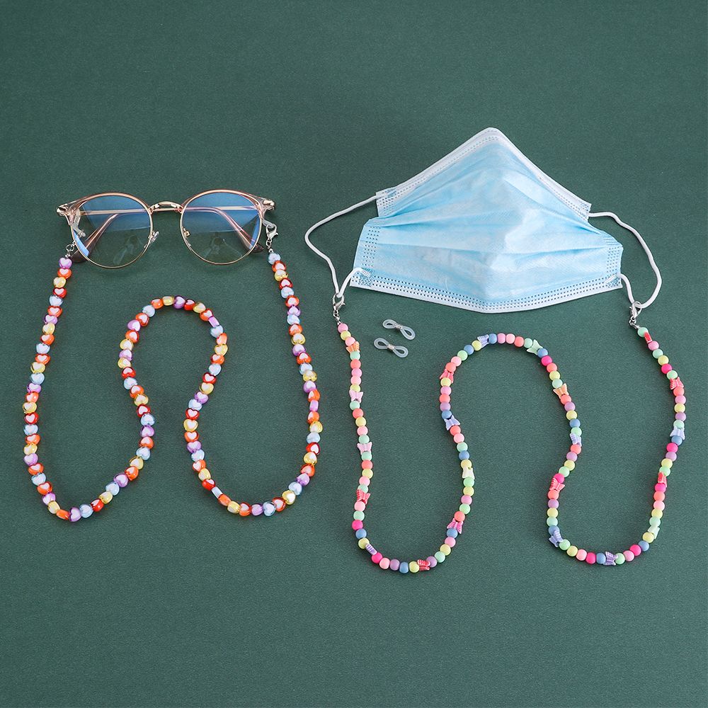 Dây đeo mắt kính dạng chuỗi hạt nhiều màu sắc thời trang cho nữ