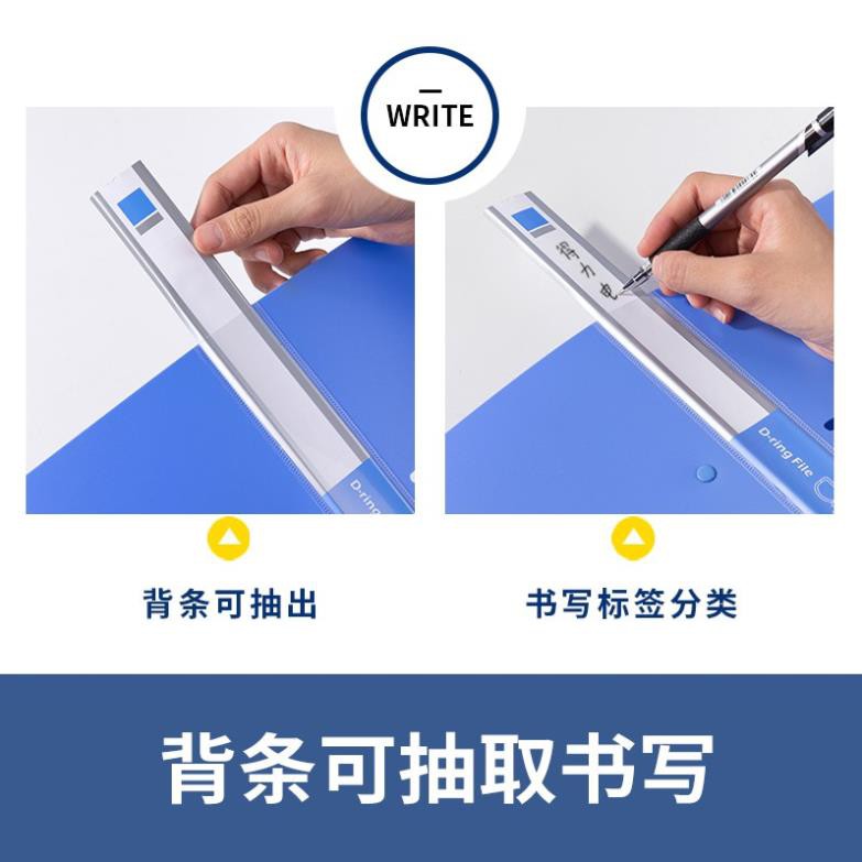 Bìa Kẹp Tài Liệu A4 Deli - File Còng Nhẫn 2 Càng Chống Gỉ, Giữ Giấy Tờ Chắc Chắn - Phù Hợp Dùng Trong Văn Phòng - 5383