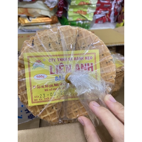 BÁNH KẸP MÈ  500g GIÒN THƠM NGON , ĐƯỢC TRỞ VỀ TUỔI THƠ
