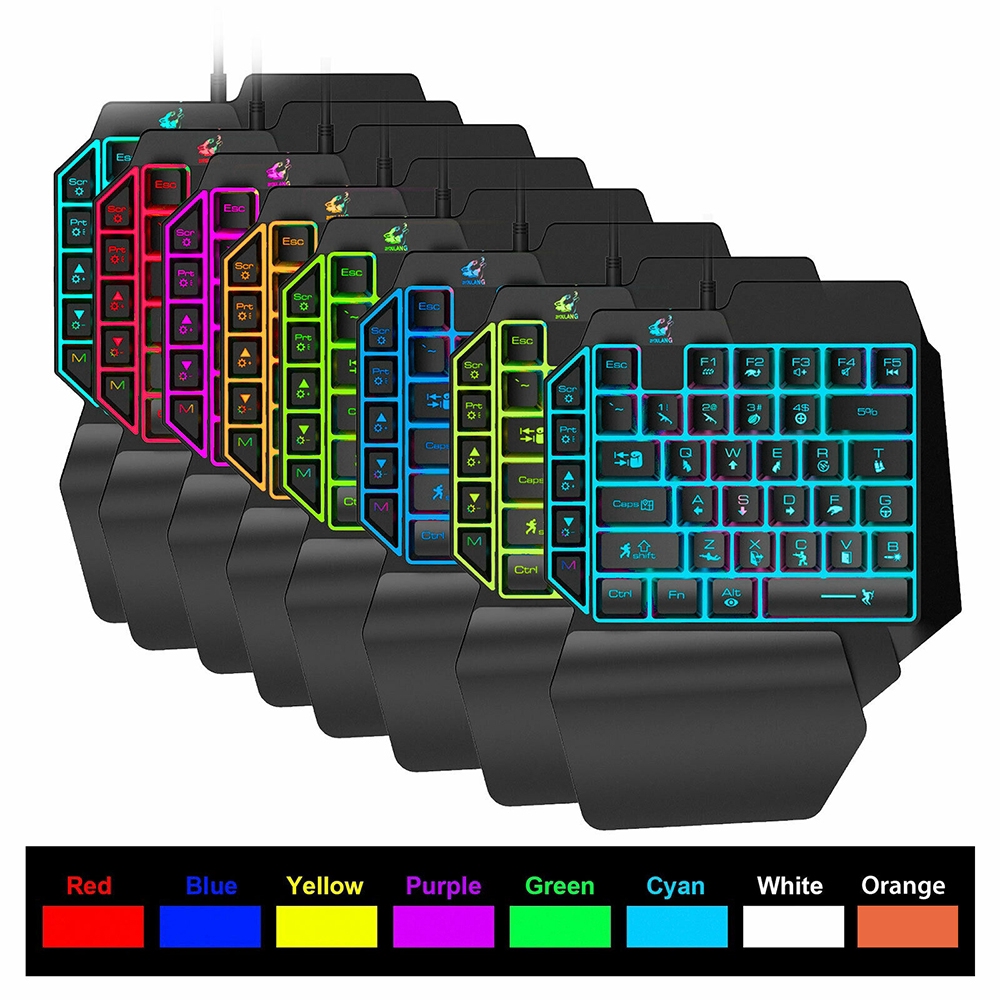 Bàn Phím Chơi Game Mini Có Đèn Led Rgb 39 Phím