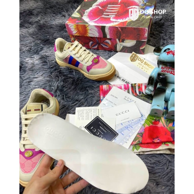 Giày 𝐆𝐮𝐜𝐜𝐢 𝐒ơ𝐧 𝐓ù𝐧𝐠 Hồng Bản Cao Cấp, Giày ST Hàng Cao Cấp Full Box | BigBuy360 - bigbuy360.vn