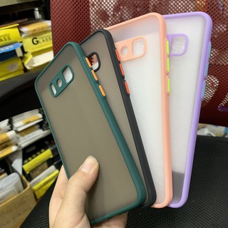 Ốp samsung S8plus, S9plus dẻo viền màu lưng nhám