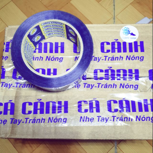 Băng Keo In Logo Cá Cảnh - Chuyên dùng để ship cá đi xa - 1 Cuộn