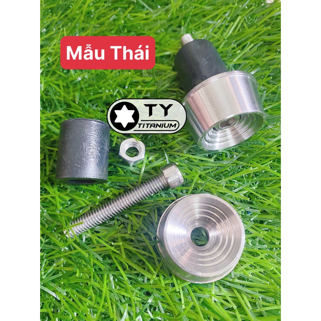 Gù Tay Lái gù Salaya inox304 mẫu Dày lồi gắn các loại xe full bộ đủ ốc và cao su gù.