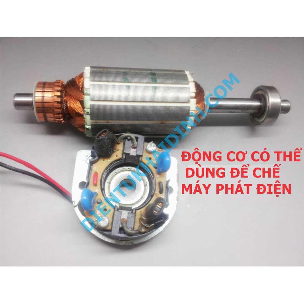 ĐỘNG CƠ DC ESPL-3445-D120 12-120VDC/AC 800-5000RPM, 750G trục 8mm, CHẾ MÁY PHÁT ĐIỆN kde3067