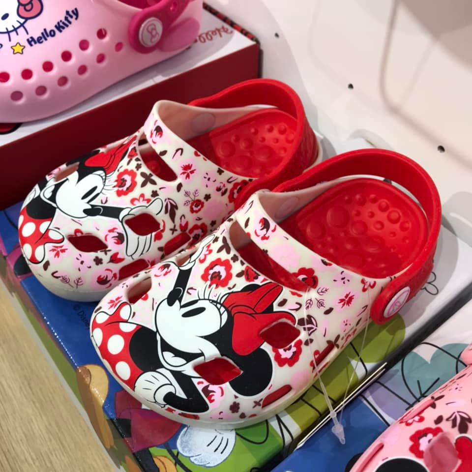 Dép sục cho bé, sục bé gái Mickey chất liệu Silicone cao cấp hãng Disney