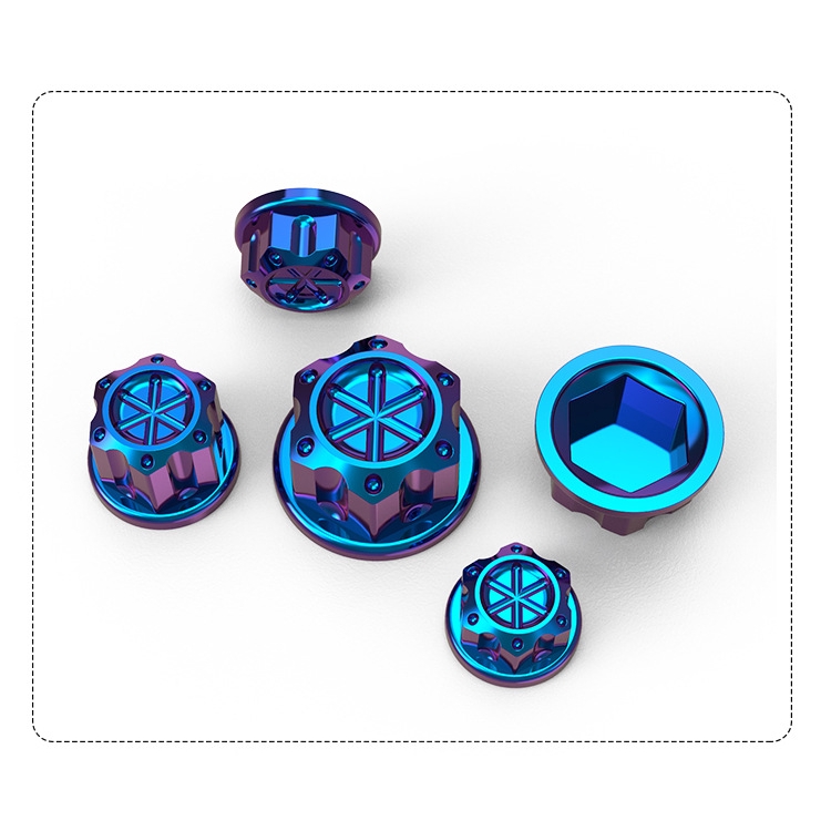 Set 30 Ốc Vít Titan Màu Xanh Dương Trang Trí Vỏ Xe Mô Tô