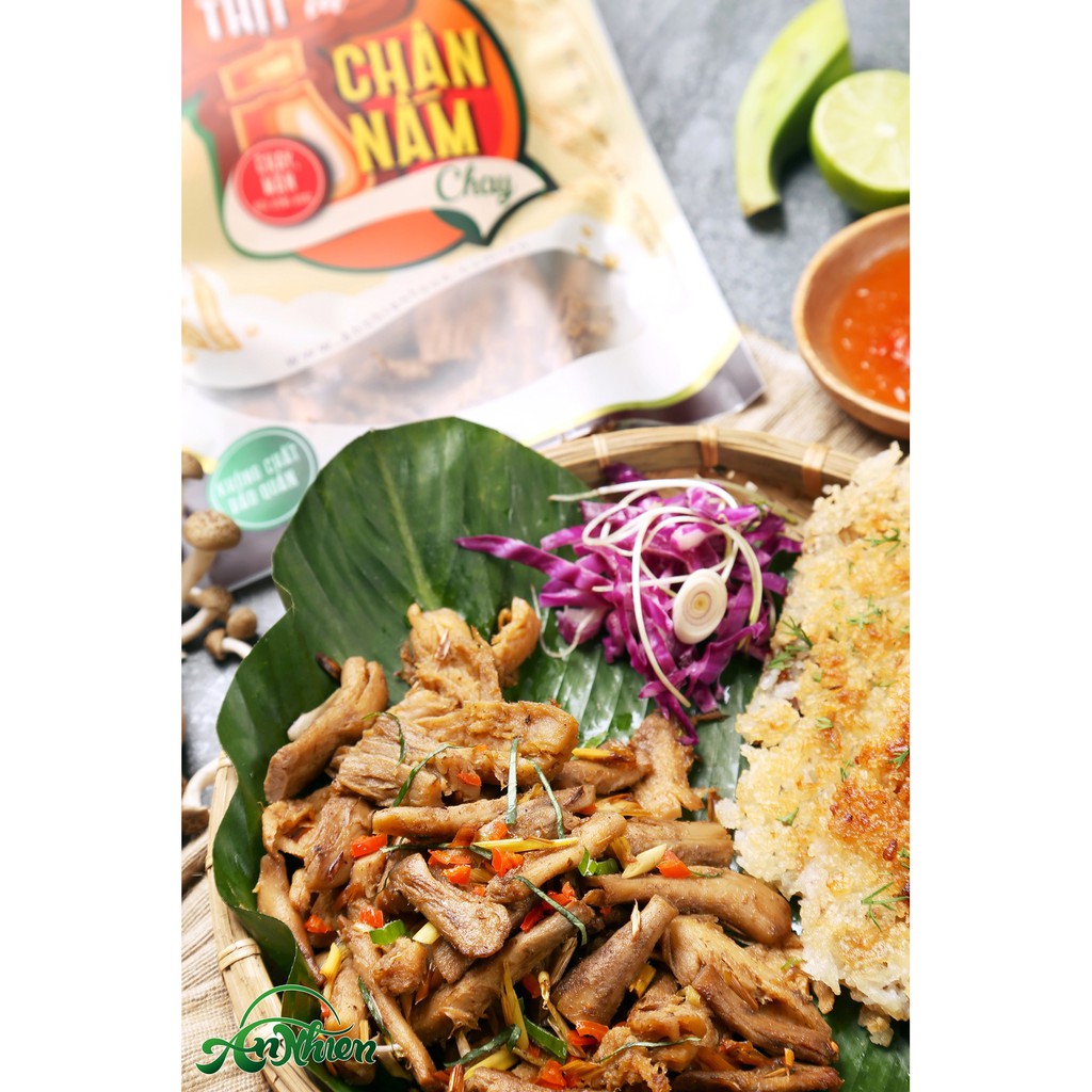 Thịt Từ Chân Nấm Chay An Nhiên, Thịt Chay, Thực Phẩm Chay Dinh Dưỡng, Thuần Chay Healthy, Đồ Ăn Ch