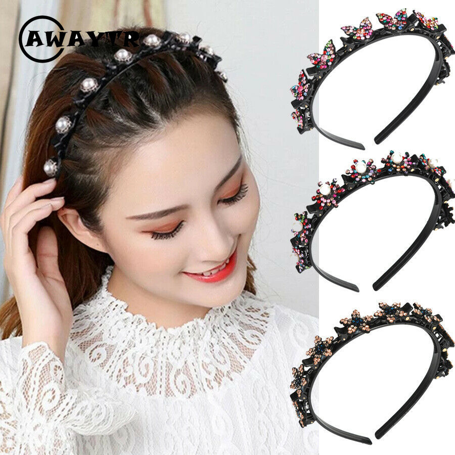 Cài tóc hình bướm đính đá xinh xắn dành cho nữ