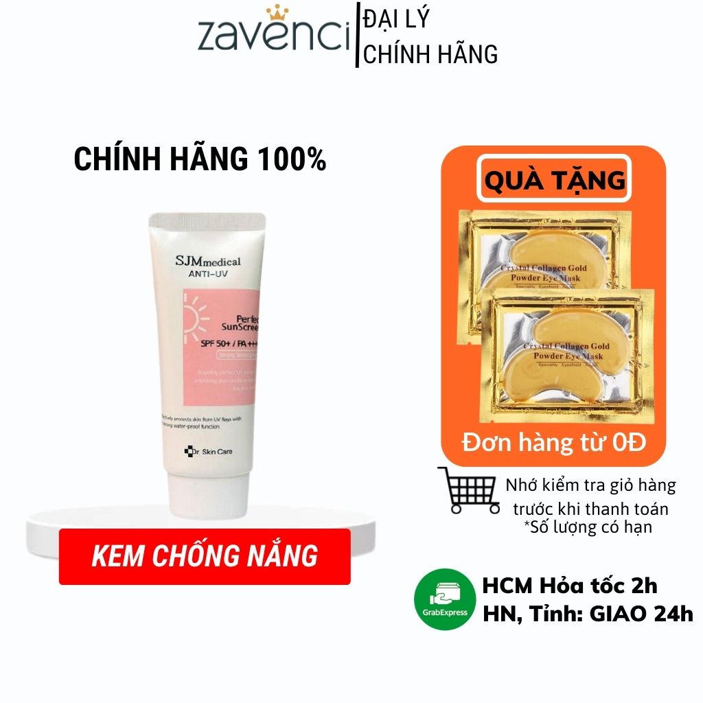 Kem chống nắng SJM medical Anti Uv Perfect Sunscreen SPF 50+ PA++++ 70g - ZAVENCI Official