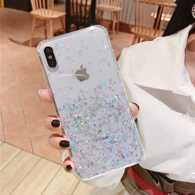 Ốp Điện Thoại TPU Mềm Lấp Lánh Cho Xiaomi Mi 12T Poco X5 M5s Redmi 9 9A 9C Note 10 11 Pro 11s 9 Pro 9s Note8 Pro 7 6