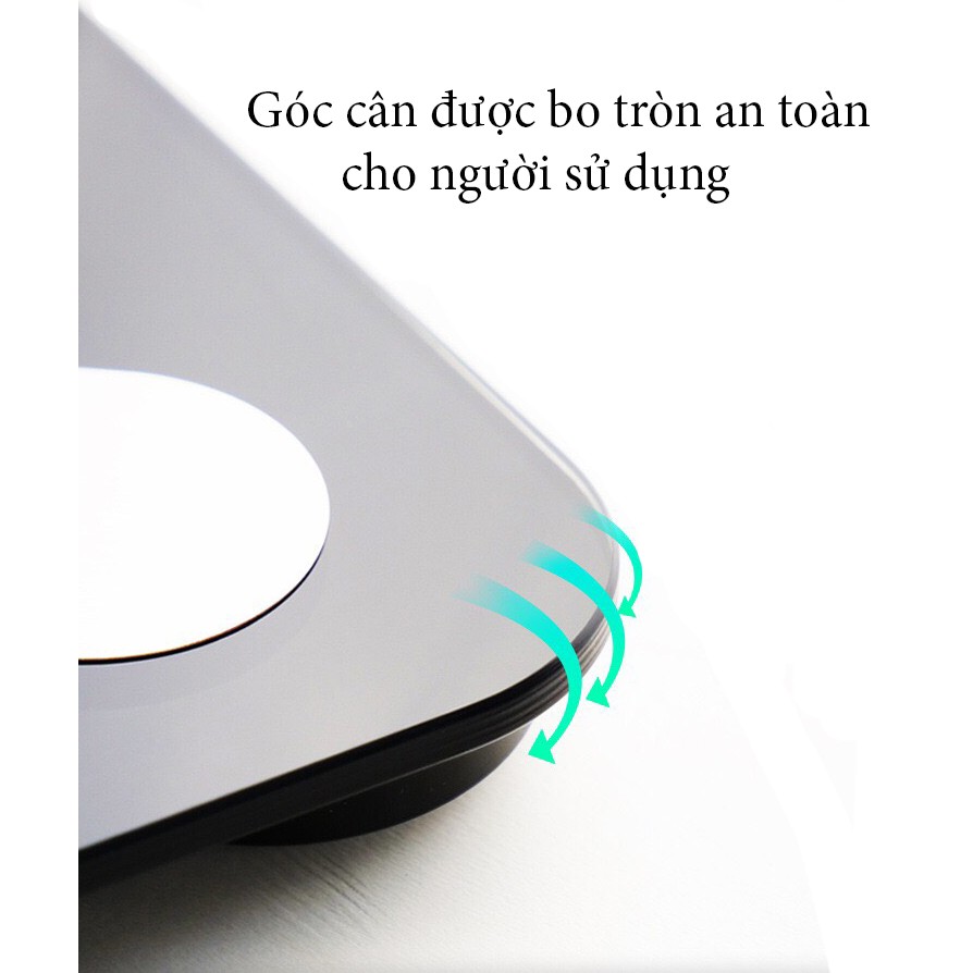 Cân Sức Khỏe Điện Tử Body Scale XL6 Cao Cấp - Phân Tích 18 Chỉ Số Cơ Thể + Tặng kèm Thước Dây Đo Chiều Cao