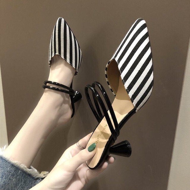 Sục cao gót 2 dây