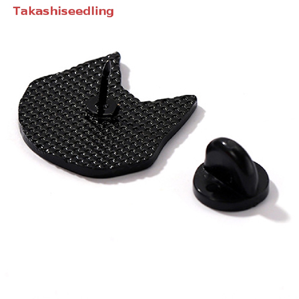 Huy Hiệu Cài Áo Hình Mèo Đen Hoạt Hình Đáng Yêu