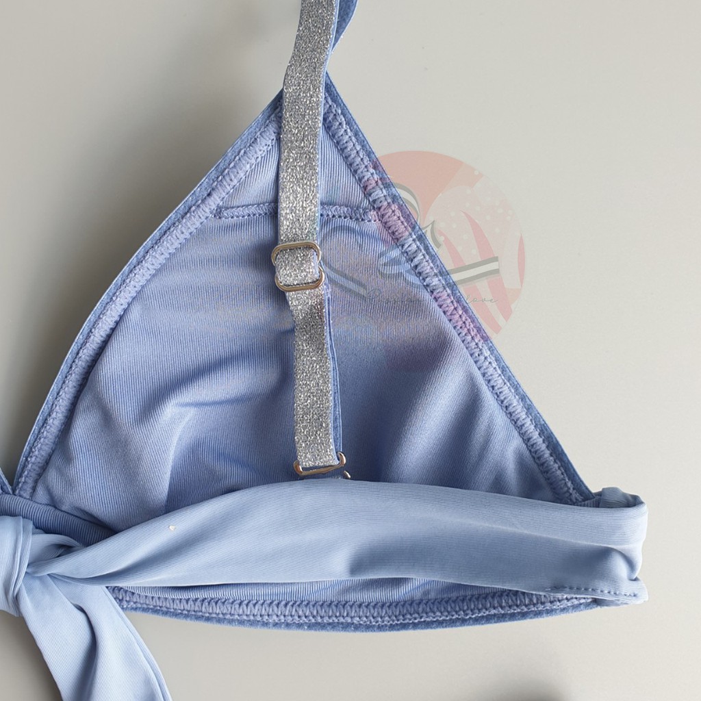 Bộ bơi hai mảnh GP viền kim tuyến xuất khẩu Ý