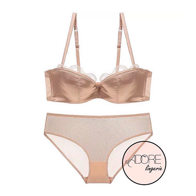 [ẢNH THẬT] BỘ ĐỒ LÓT NỮ MỎNG CÓ GỌNG K MÚT ĐỆM MÃ w268 | BigBuy360 - bigbuy360.vn