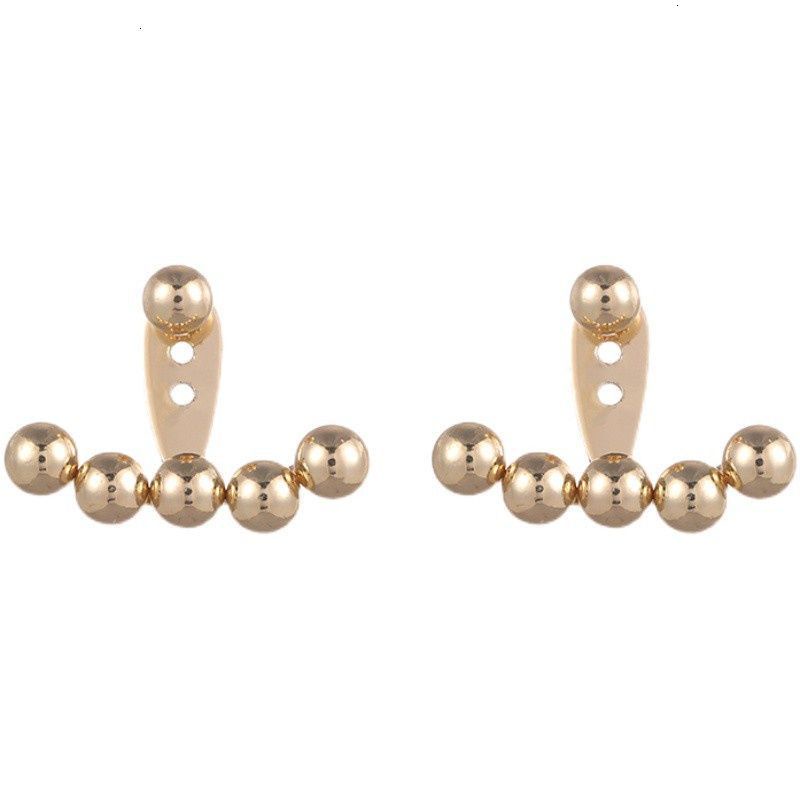 Bông Tai Hình Tròn Đính Hạt Phong Cách Retro Hàn Quốc