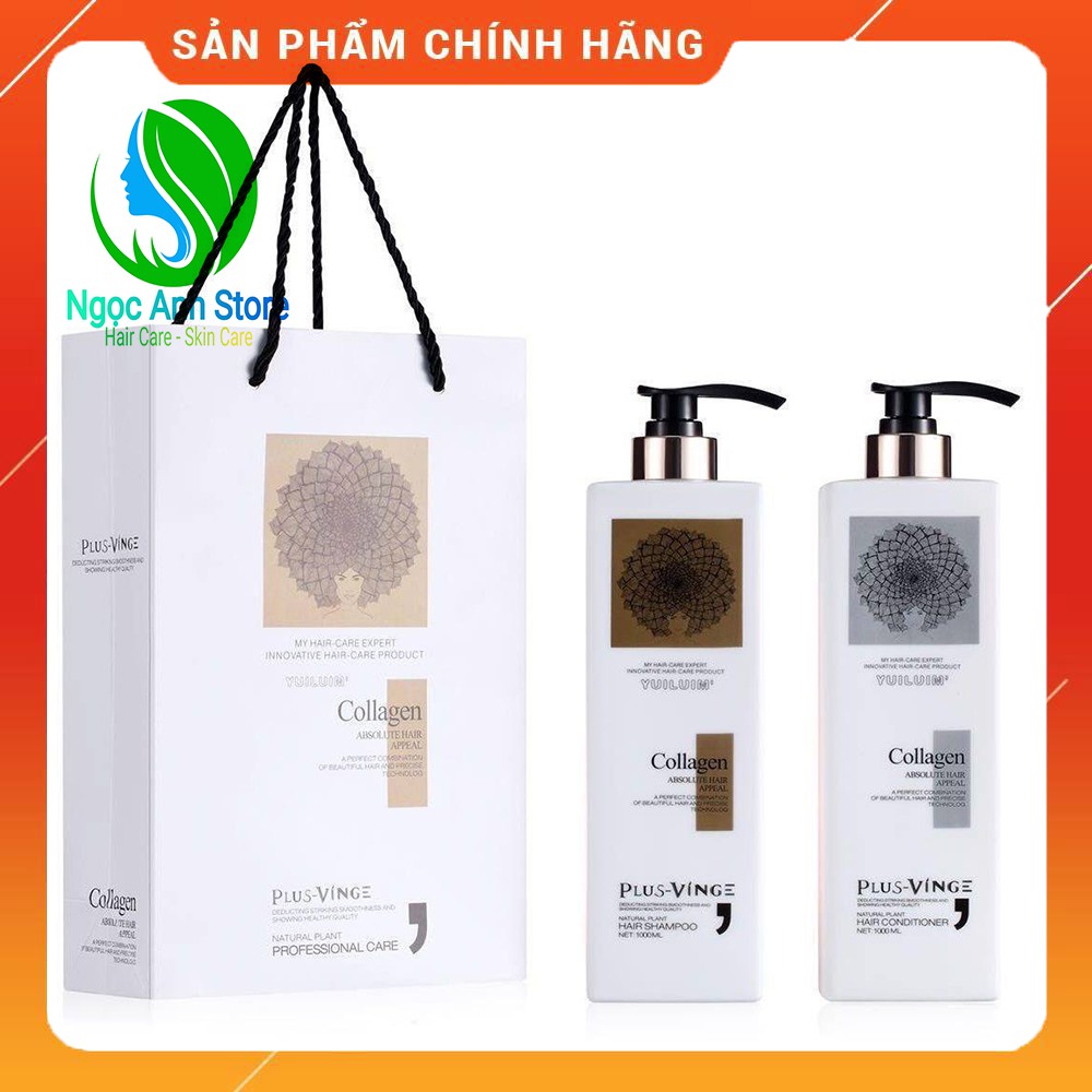 Cặp Dầu Gội Xả Collagen Vinge 1000ML Giảm Rụng Tóc, Ngăn Rụng Tóc, Phục Hồi Tóc Hư Tổn | BigBuy360 - bigbuy360.vn