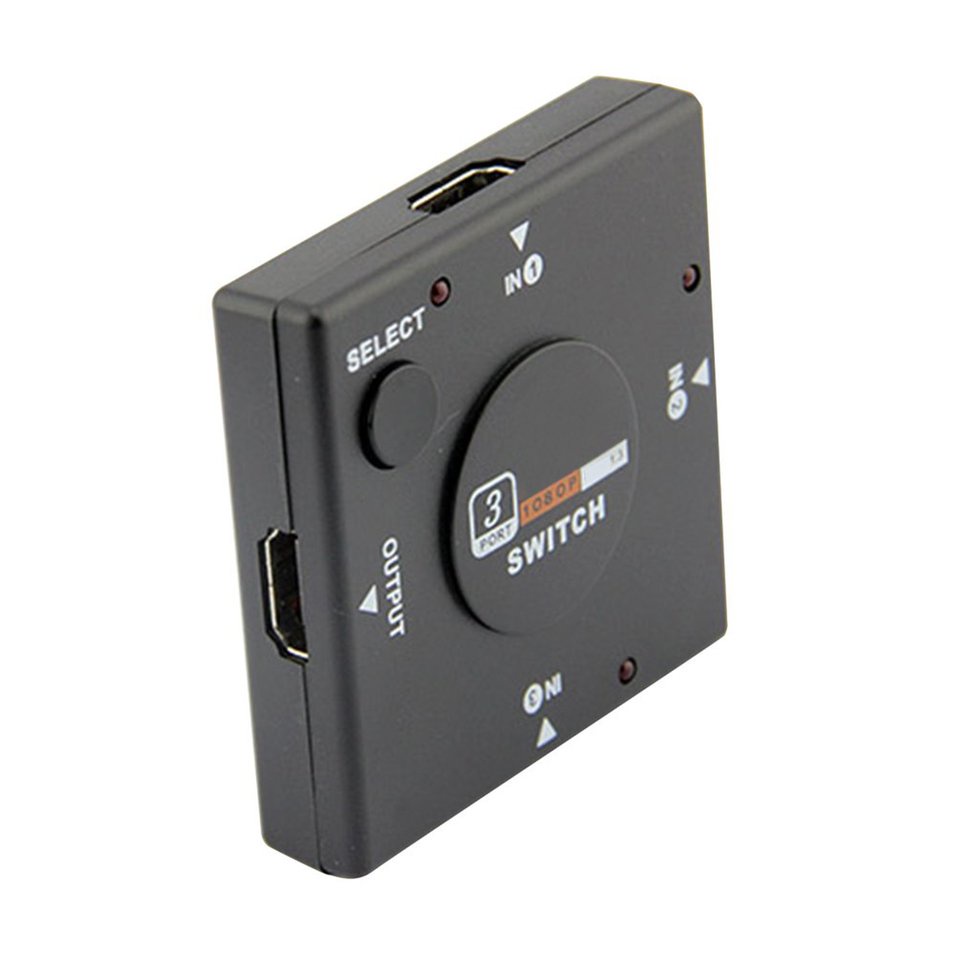 HDMI-compatible Mini Switcher 3 Devices To 1 Tv Switch Box Selector 3 In 1 Out