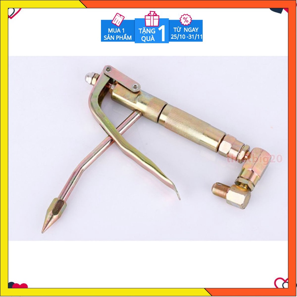 Tay bơm mỡ, súng bơm mỡ bò bằng khí nén GBM01, xtools
