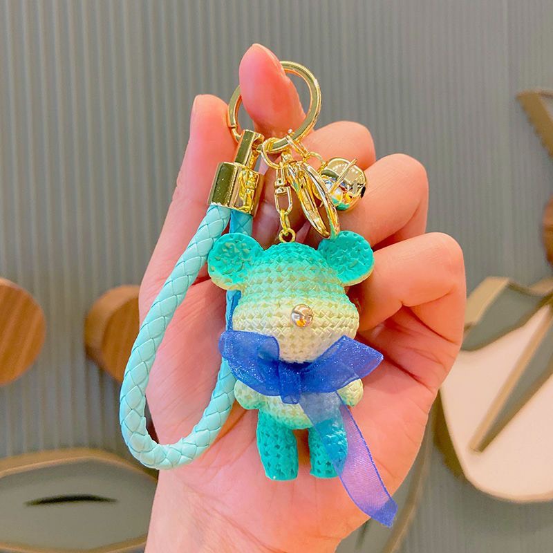 Móc Khoá Hình Gấu Dễ Thương Hot Trend Móc Khoá Treo Balo Phụ Kiện Túi Xách Cute Mk-001