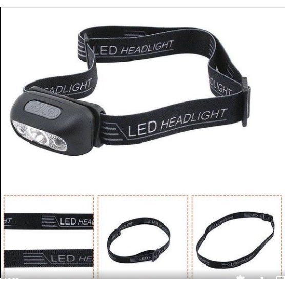 Đèn Pin LED đội đầu cảm biến bằng tay, Đèn pha LED chống nước kèm sạc USB | BigBuy360 - bigbuy360.vn
