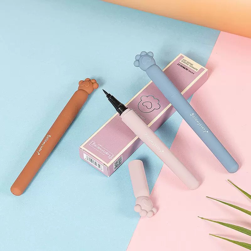 Bút kẻ mắt nước Bellemystery trang điểm nét mảnh chống trôi Waterproof Eyeliner