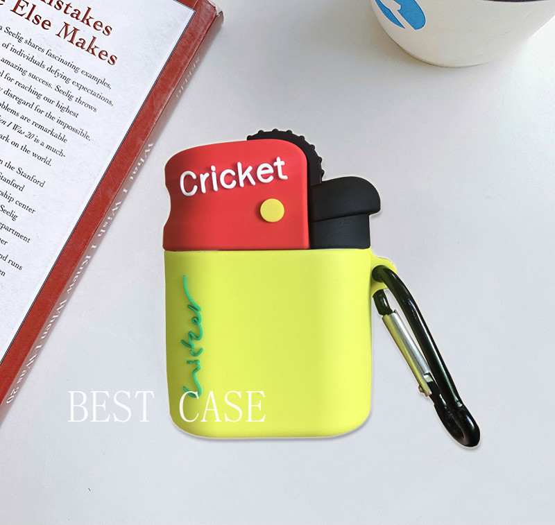 Vỏ bảo vệ hộp sạc tai nghe làm từ silicon thiết kế sáng tạo cho Airpods 1 / 2 / 12 INPODS