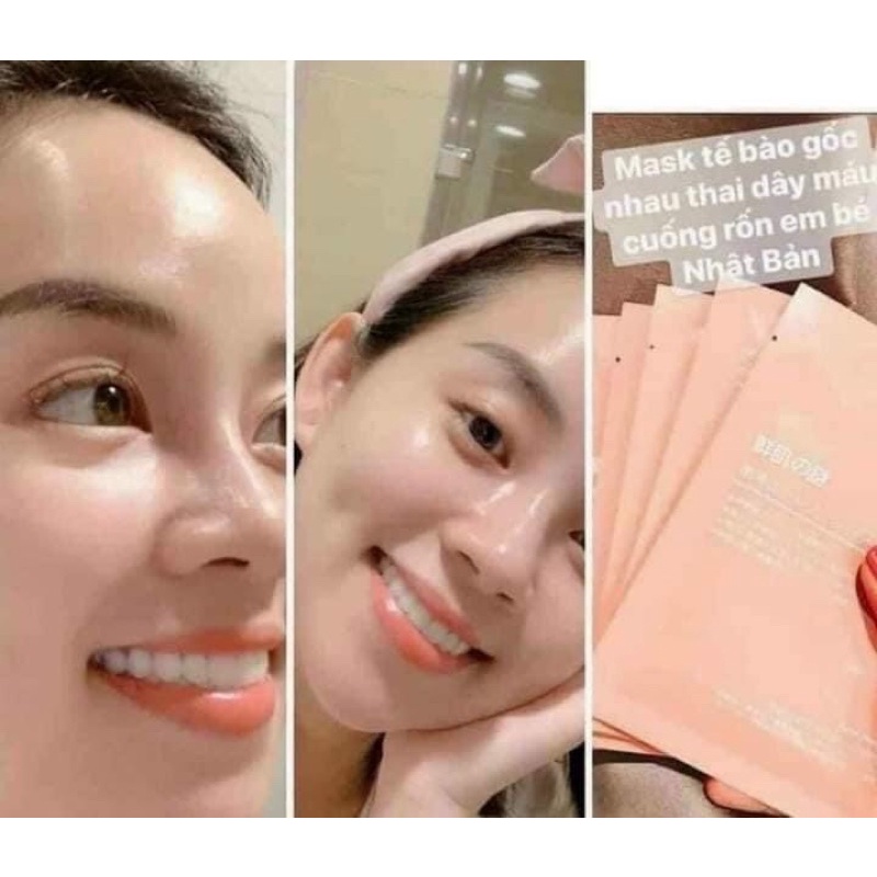 Hộp 50 miệng nạ nhau thai cừu CHÍNH HÃNG-mask nhau thai cừu